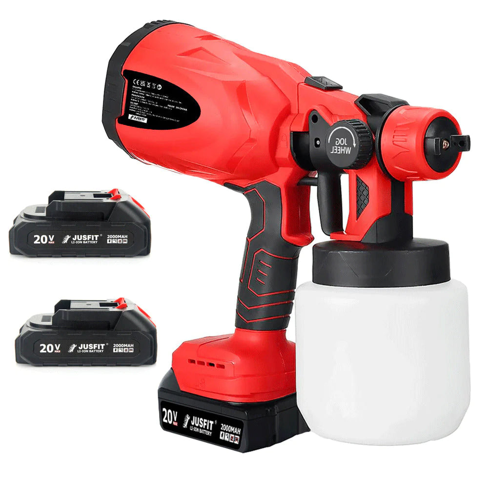 Jusfit’s Red Cordless spray gun